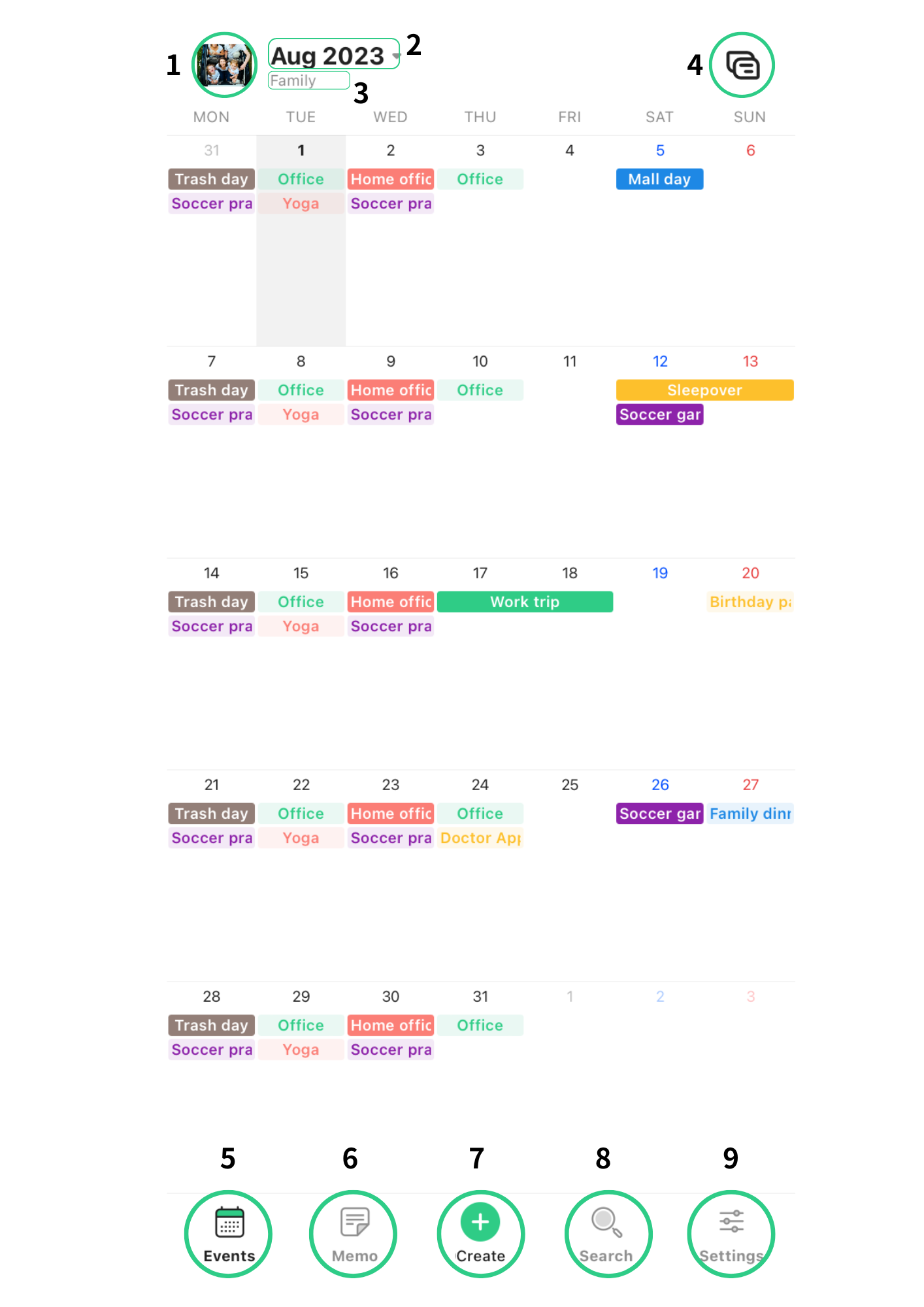 Shared Calendar
